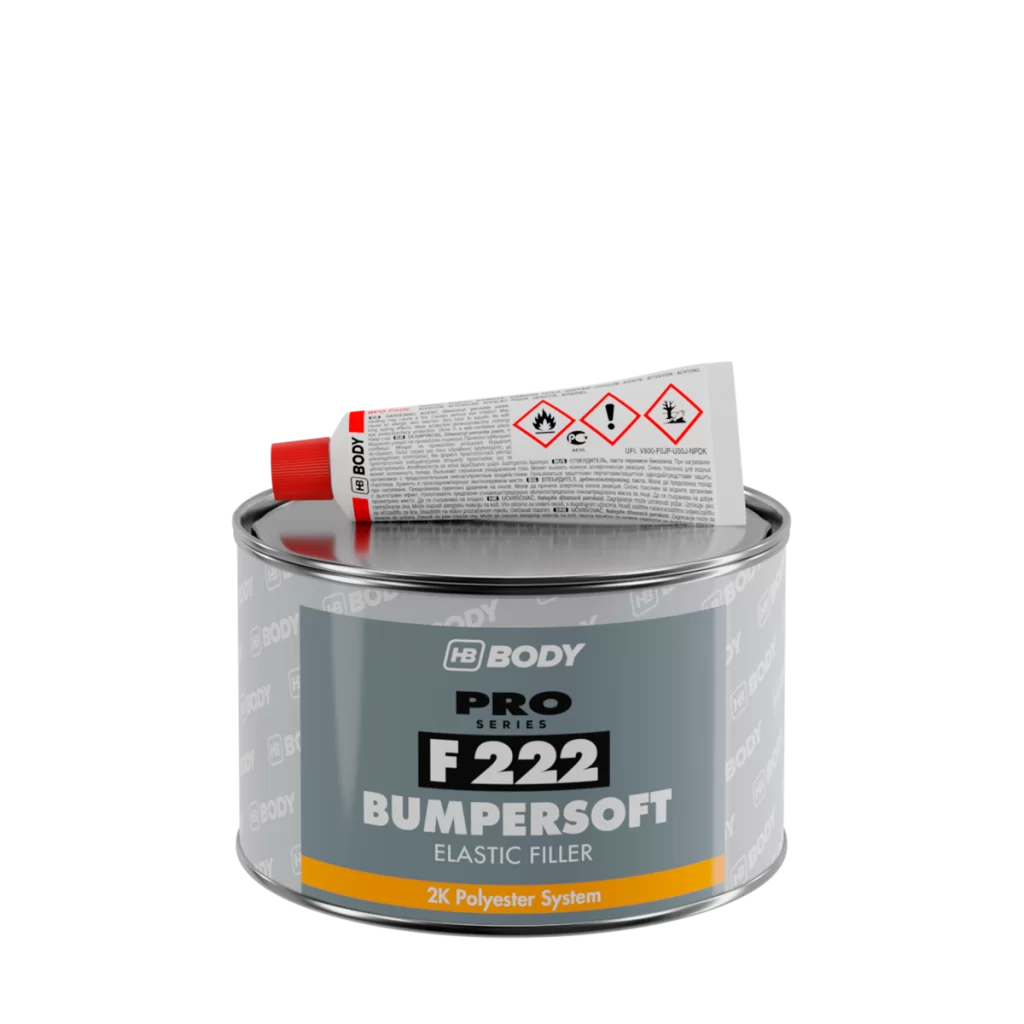 HB BODY F222 Bumpersoft 2K poliészter műanyagjavító kitt
