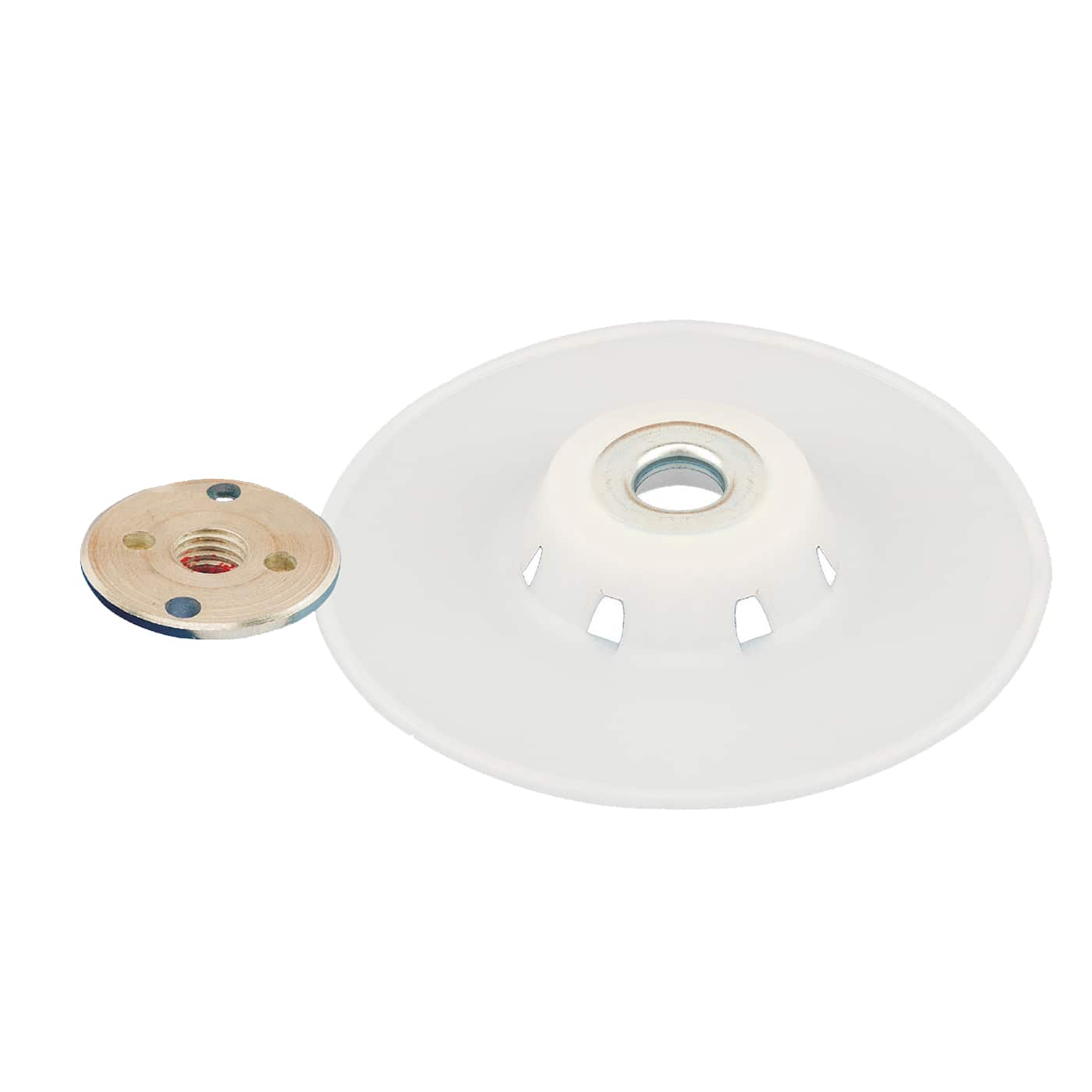 SMIRDEX 939 csiszolótányér fehér+rögz. 115mm