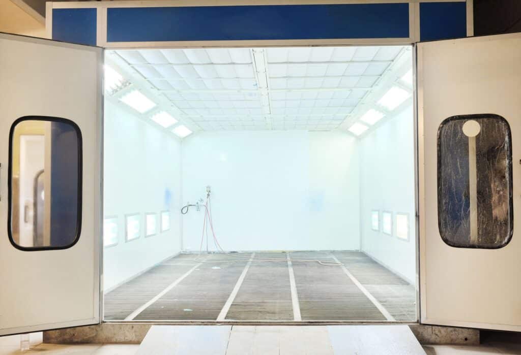 autófényezőkabin helyiség