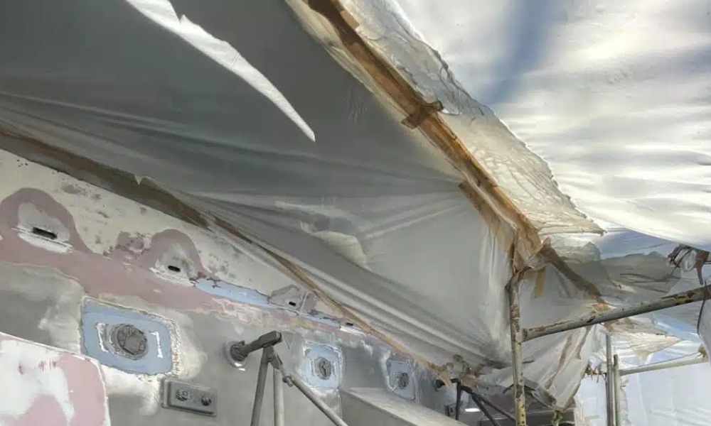 hajó előkészítése